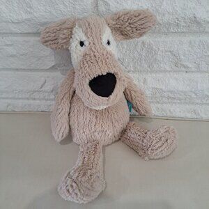 Manhattan Toy Plush Puppy Dog Poppy Eye Spots 12" Stuffed Animal RARE